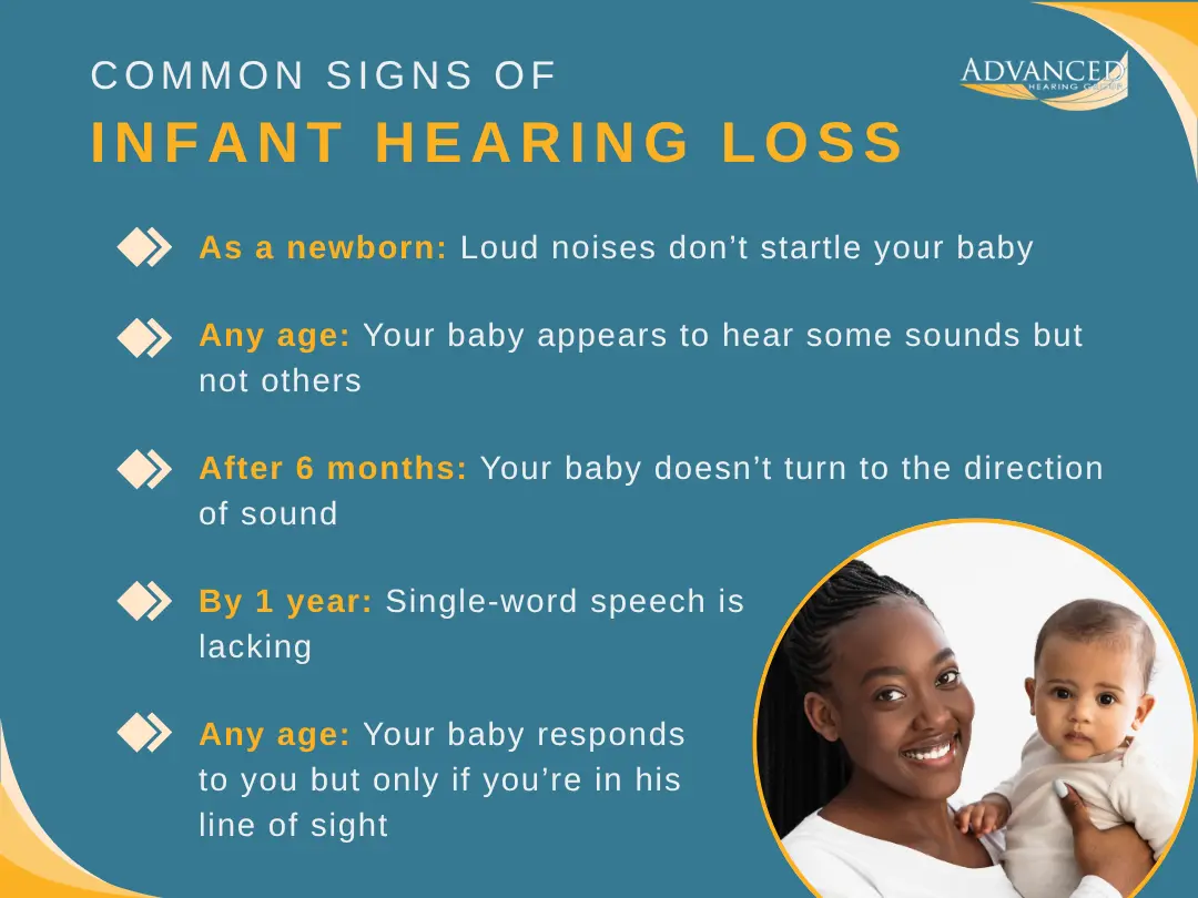 5 common signs of infant hearing loss