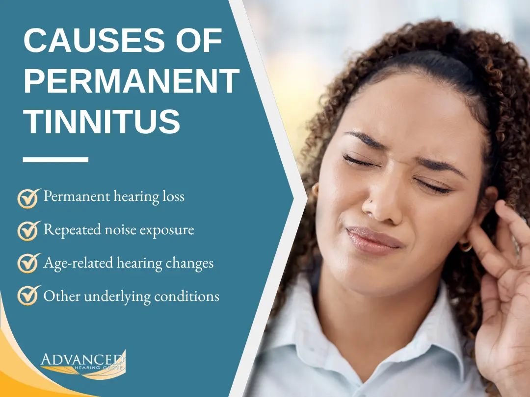 Causes of permanent tinnitus